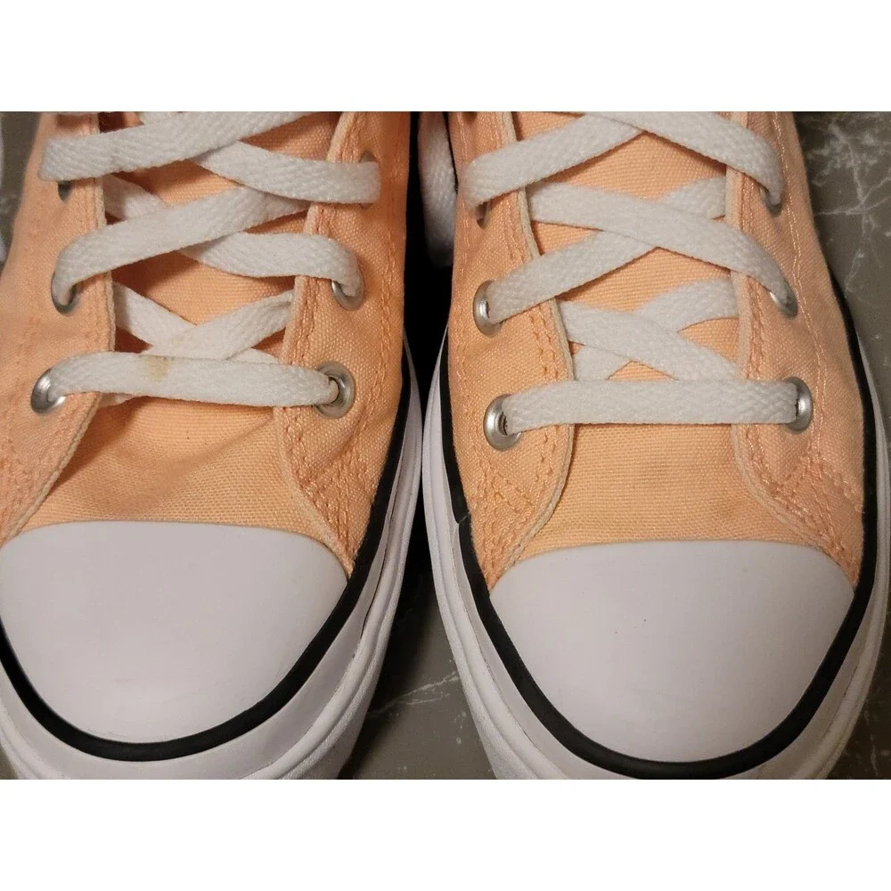 Converse Platform High Top Sneakers Peach White - Picture 7 of 7